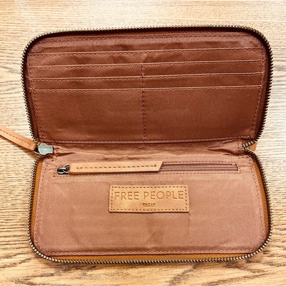 Like New Free People Vegan Leather Distressed Wallet - Picture 3 of 8